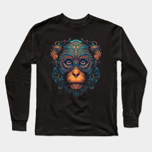 Get Noticed with the Vibrant Zodiac Monkey Shirt | Embrace Prosperity and Adventure Long Sleeve T-Shirt